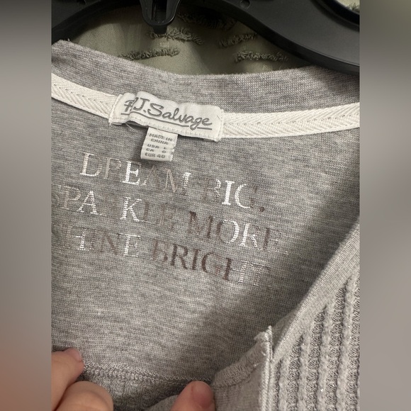 PJ Salvage Light grey Knit Jogger Set/Lounge Set size L - Picture 5 of 6